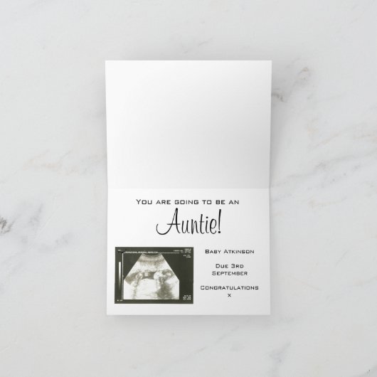 Surprise ! Faire-part de numérisation pour bébé Ta (Intérieur)