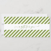 Surprise Golf Tournament Personalized Gift Ticket (Achterkant)