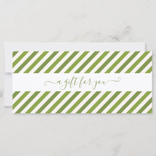 Surprise Golf Tournament Personalized Gift Ticket (Achterkant)