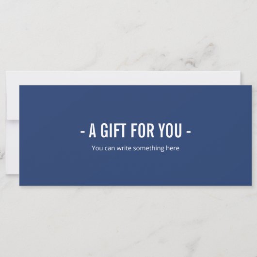 Surprise Gym Lidmaatschap Voucher Sjabloon Kaart (Achterkant)