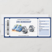 Surprise Gym Lidmaatschap Voucher Sjabloon Kaart (Voorkant)