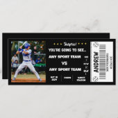 Surprise honkbalwedstrijd stadion cadeaukaart kaart (Voorkant / Achterkant)