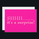 Surprise Hot Pink 60th Birthday Invitation<br><div class="desc">Hot Pink Surprise Anniversaire Invitation est audacieux et lumineux avec une police moderne et contemporaine.</div>
