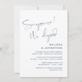 Surprise, nous nous sommes mariés, Invitation de m (Devant)