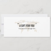 Surprise Paris Boarding Pass Cadeaubon INV Kaart (Achterkant)