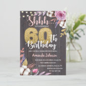 Surprise Party 60e anniversaire Invitation (Debout devant)