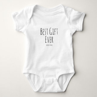 Surprise pregnancy christmas - Best Gift Ever Romper