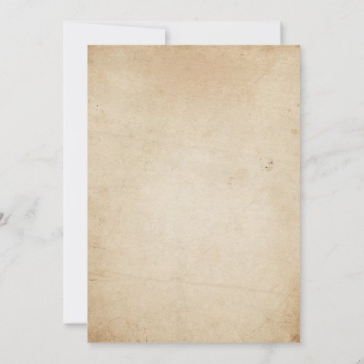 Surprise Rustic 50e anniversaire Invitation Vintag (Dos)