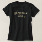 Surprise un ami Gold Joyeux T-shirt d'anniversaire (Design devant)
