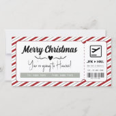 Surprise vakantie cadeaubon Digitaal of Gedrukt Feestdagenkaart (Voorkant)