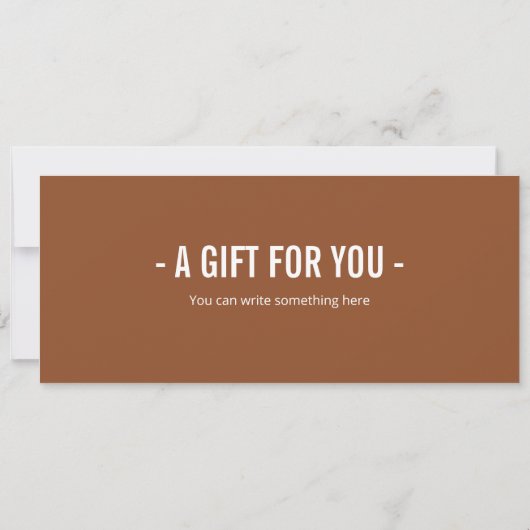 Surprise Waterverf Pottery Class Cadeaubon Kaart (Achterkant)