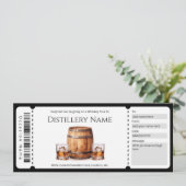 Surprise Whiskey Tour Cadeaubon Sjabloon Kaart (Staand voorkant)