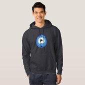 Surprised Blue Sneezie Hoodie (Voorkant volledig)