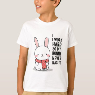 Surprised Bunny T-Shirt – Schattigee Bunny Reactie