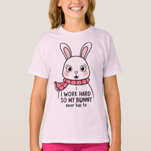 Surprised Bunny T-Shirt – Schattigee Bunny Reactie