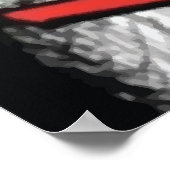 Surprised Cat Gasp Mème - Poster (Coin)