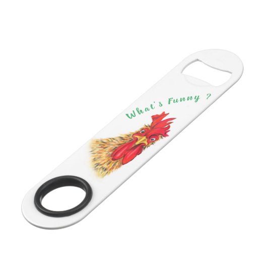 Surprised Curious Rooster (Devant angulaire)