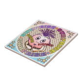 Surprised Face Tegeltje (Zijkant)