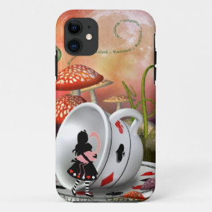 Surreal Alice, Flamingo & Teacup iPhone 5 Hoesje
