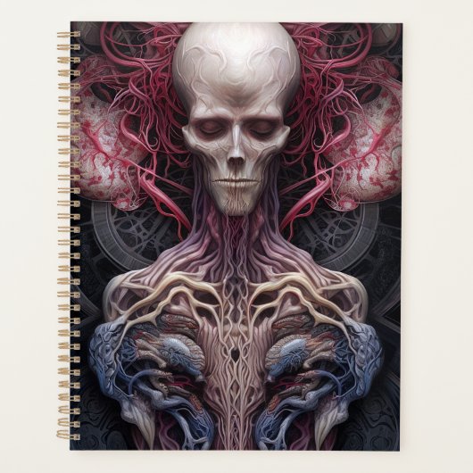 Surreal Anatomy Horror Sci-Fi Art Planner (Voorkant)