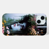 Surreal Art Woman's Head Bloemen Gebouw Case-Mate iPhone Case (Achterkant (horizontaal))