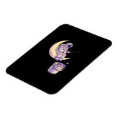 Surreal Astronaut Fishing for Stars Wall Art - Magneet (Linkerzijde)
