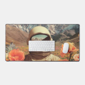 Surreal Astronaut In Flower Field (Clavier et souris)