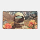 Surreal Astronaut In Flower Field (Recto)