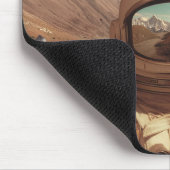 Surreal Astronaut In Flower Field Muismat (Hoek)