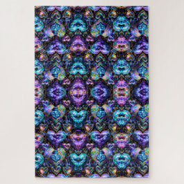 Surreal Bendy Abstract Hearts Baubles Legpuzzel