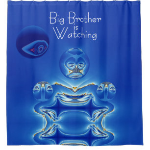Surreal Big Brother Watts Douchegordijn