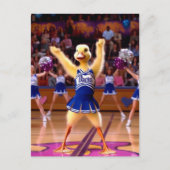 Surreal Cheerleading Duck Briefkaart (Voorkant)