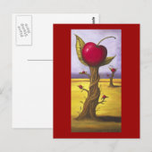 Surreal Cherry Tree Briefkaart (Voorkant / Achterkant)