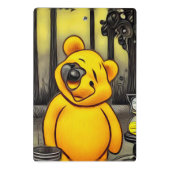 Surreal Cyborg Parody Pooh Beer Mini Klembord (Achterkant)