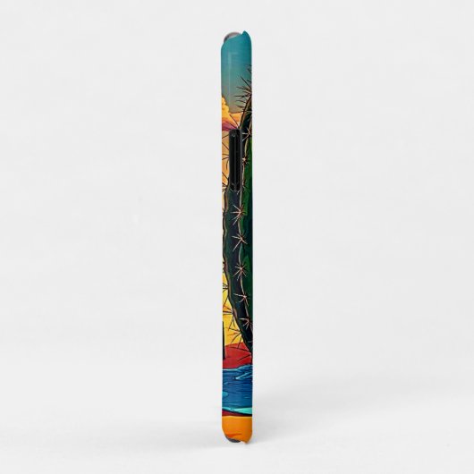 Surreal Desert Klok Kunst Case-Mate iPhone Case (Achterkant/rechts)