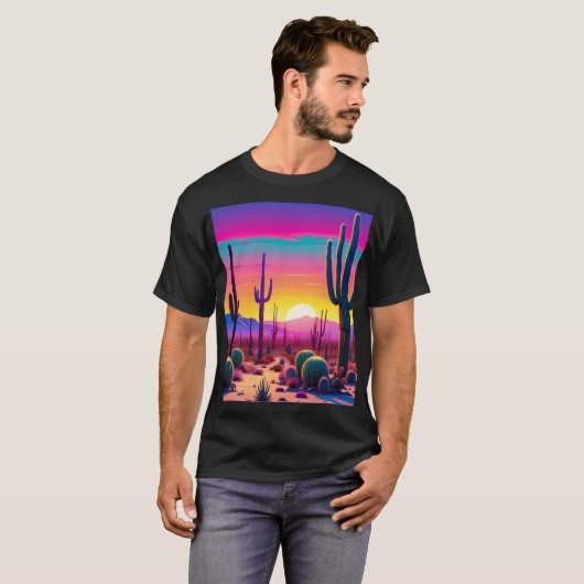 Surreal Desert Mirage T-shirt (Voorkant volledig)