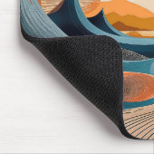 Surreal Desert Sunset Abstract Muismat (Hoek)