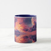 Surreal Dramatic Clouds With Fiery Sunset Mok (Midden)