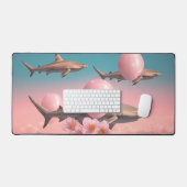 Surreal Dreamscape with Sharks and Balloons (Clavier et souris)