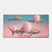 Surreal Dreamscape with Sharks and Balloons (Recto)