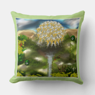 Surreal Eyes Dream of Dandelions Abstracte Art Kussen