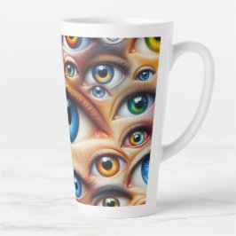 Surreal Eyes Latte mok 12 & 17 oz