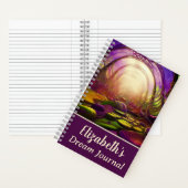 Surreal Fantasy Art Bedside Lucid Dream Journal Notitieboek (Binnen)