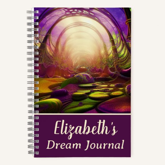 Surreal Fantasy Art Bedside Lucid Dream Journal Notitieboek (Voorkant)