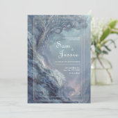 Surreal Fantasy Dreamscape Huwelijksuitnodiging Kaart (Staand voorkant)