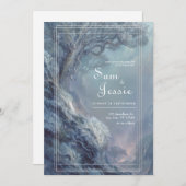 Surreal Fantasy Dreamscape Huwelijksuitnodiging Kaart (Voorkant / Achterkant)