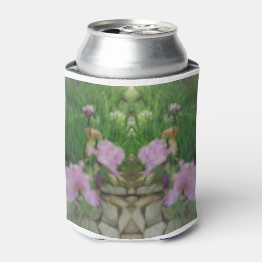 Surreal Fantasy Iris Floral Path Blikjeskoeler (Blikje Voorkant)