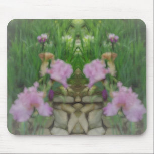 Surreal Fantasy Iris Floral Path Muismat