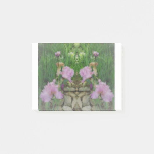 Surreal Fantasy Iris Floral Path Post-it® Notes (Voorkant)