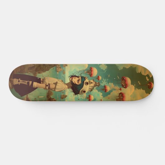 Surreal fantasy wall art skateboard (Horz)